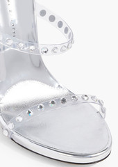 Giuseppe Zanotti - Harmony Shine embellished PVC and mirrored-leather sandals - Metallic - EU 42