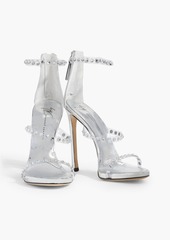 Giuseppe Zanotti - Harmony Shine embellished PVC and mirrored-leather sandals - Metallic - EU 42