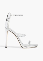 Giuseppe Zanotti - Harmony Shine embellished PVC and mirrored-leather sandals - Metallic - EU 42