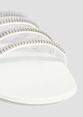 Giuseppe Zanotti - Roll 10 crystal-embellished patent-leather sandals - White - EU 35