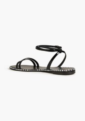 Giuseppe Zanotti - Bellatriks crystal-embellished patent-leather sandals - Black - EU 36