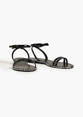 Giuseppe Zanotti - Bellatriks crystal-embellished patent-leather sandals - Black - EU 36