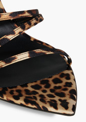 Giuseppe Zanotti - Leopard-print satin sandals - Animal print - EU 35