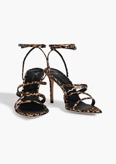 Giuseppe Zanotti - Leopard-print satin sandals - Animal print - EU 35