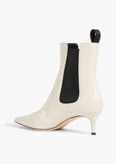 Giuseppe Zanotti - Raquel 50 textured-leather ankle boots - White - EU 38.5