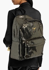 Giuseppe Zanotti - Sequined shell backpack - Metallic - OneSize