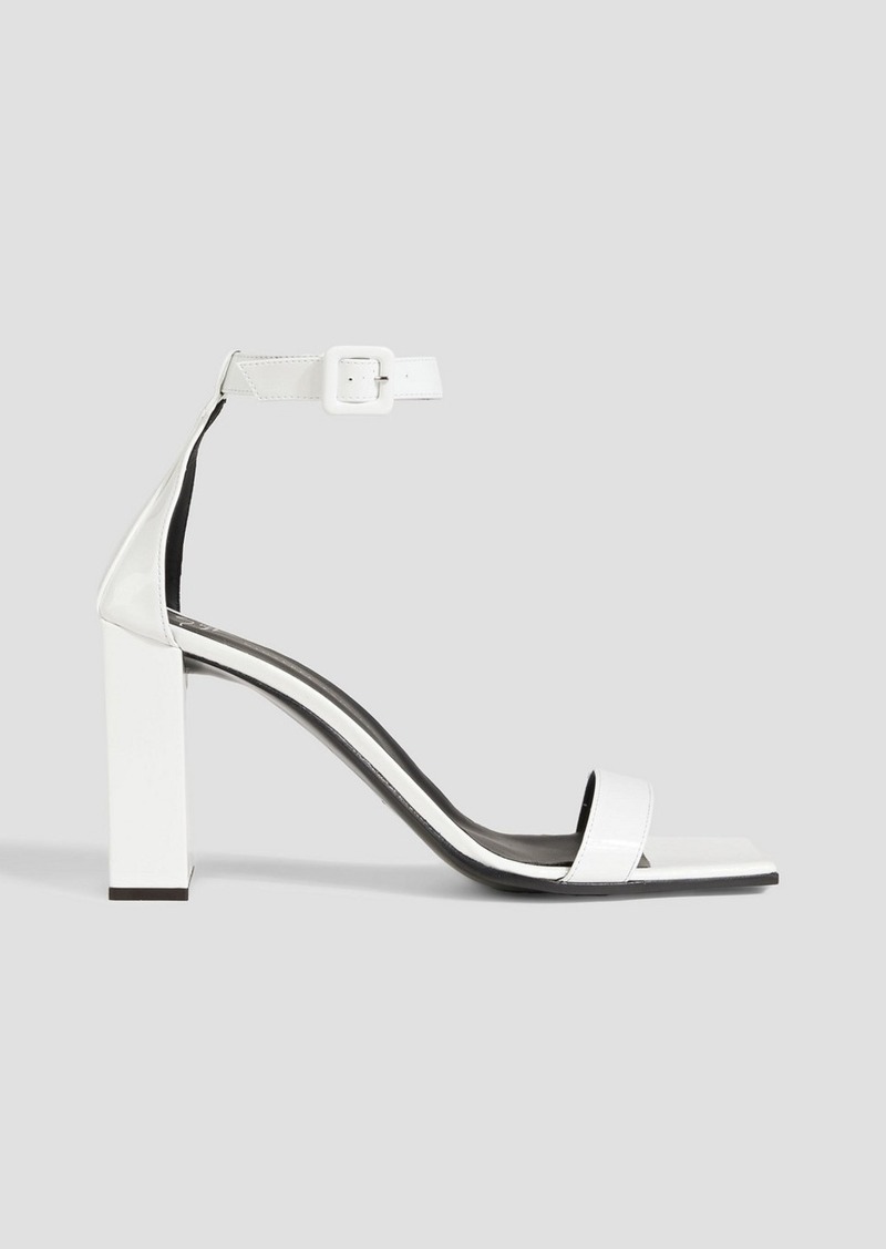 Giuseppe Zanotti - Shangay 85 patent-leather sandals - White - EU 38.5