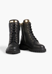 Giuseppe Zanotti - Thora leather combat boots - Black - EU 36
