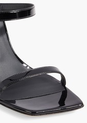 Giuseppe Zanotti - Lilii Borea patent-leather wedge mules - Black - EU 37