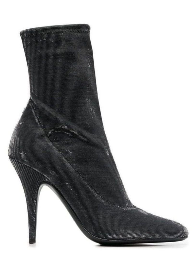 GIUSEPPE ZANOTTI Leather heel ankle boots