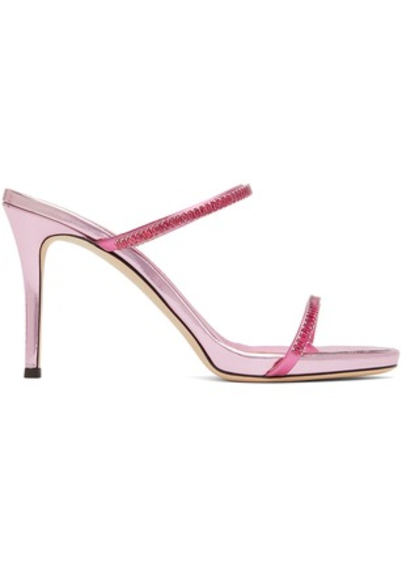Giuseppe Zanotti Pink Alien Heeled Sandals