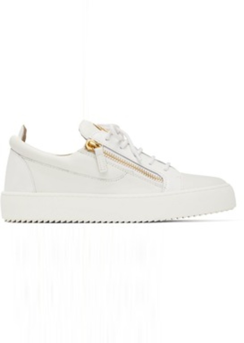 Giuseppe Zanotti White Frankie Sneakers