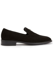 Giuseppe Zanotti Imrham logo-plaque suede loafers