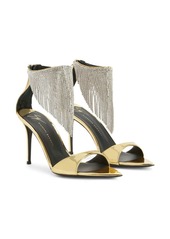 Giuseppe Zanotti Intriigo 90mm crystal-fringe sandals