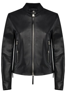 Giuseppe Zanotti leather zip-up jacket