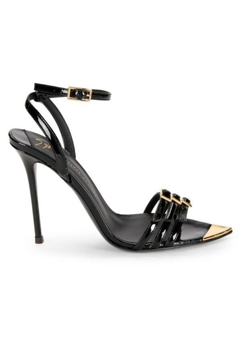 Giuseppe Zanotti Multi Buckle Stiletto Sandals