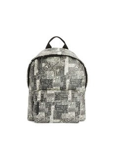 Giuseppe Zanotti paisley-print leather backpack
