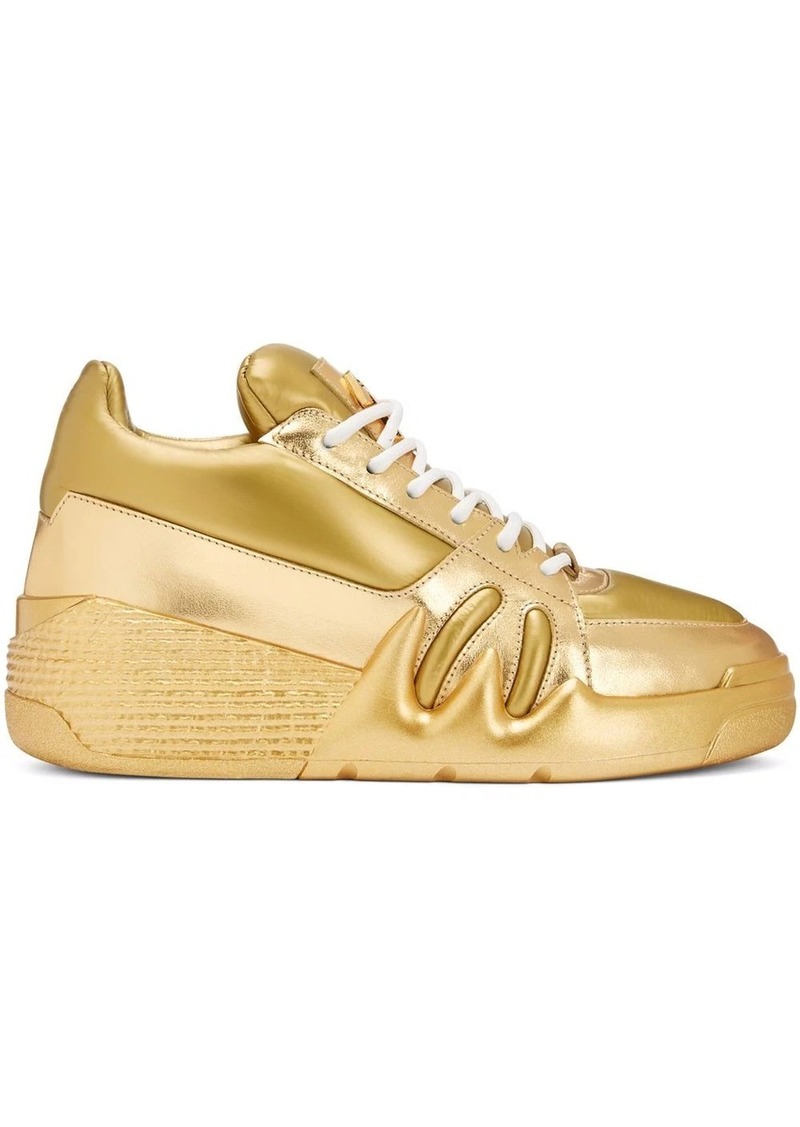 Giuseppe Zanotti Talon metallic mid-top sneakers