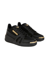 Giuseppe Zanotti tonal panelled perforated sneakers