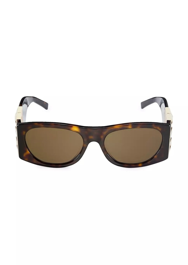 Givenchy 4G 56MM Rectangular Sunglasses