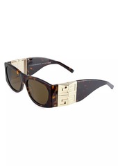 Givenchy 4G 56MM Rectangular Sunglasses