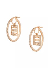 Givenchy 4G Earrings In Metal With Crystals