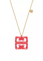 Givenchy 4G Liquid Necklace in Metal and Resin