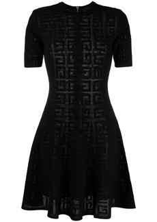 Givenchy 4G jacquard A-line dress