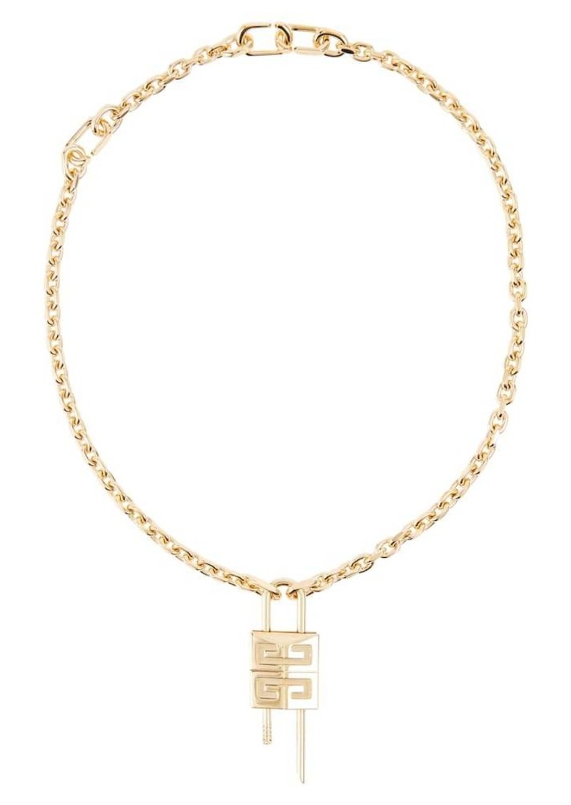 Givenchy 4G Padlock chainlink necklace