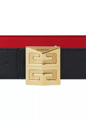 Givenchy 4G Reversible Belt In Leather