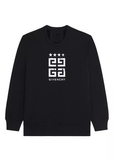 Givenchy 4G Stars Slim Fit Sweatshirt in Fleece