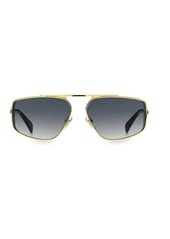 Givenchy 56MM Flat Top Gradient Metal Sunglasses