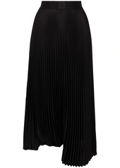 Givenchy 4G asymmetric pleated skirt