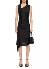 Givenchy Asymmetrical Draped Dress In Jersey