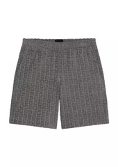 Givenchy Bermuda Shorts in 4G Towelling Cotton Jacquard