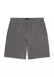 Givenchy Bermuda Shorts in 4G Towelling Cotton Jacquard