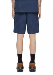 Givenchy Bermuda Shorts in Shiny Monogram 72 Denim