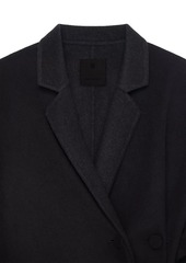 Givenchy Blazer in Double Face Wool and Cashmere