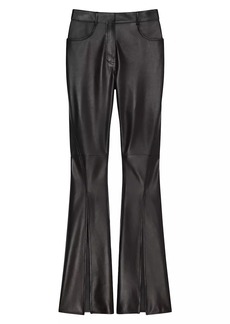 Givenchy Bootcut Pants in Leather with Slits