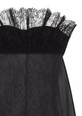 Givenchy Bustier Dress in Muslin with Lace