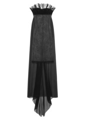 Givenchy Bustier Dress in Muslin with Lace