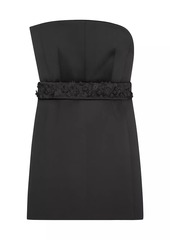 Givenchy Bustier Dress in Satin with Two Removable Belts