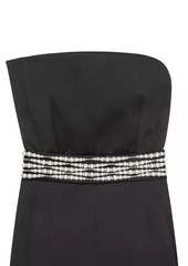 Givenchy Bustier Dress in Satin with Two Removable Belts