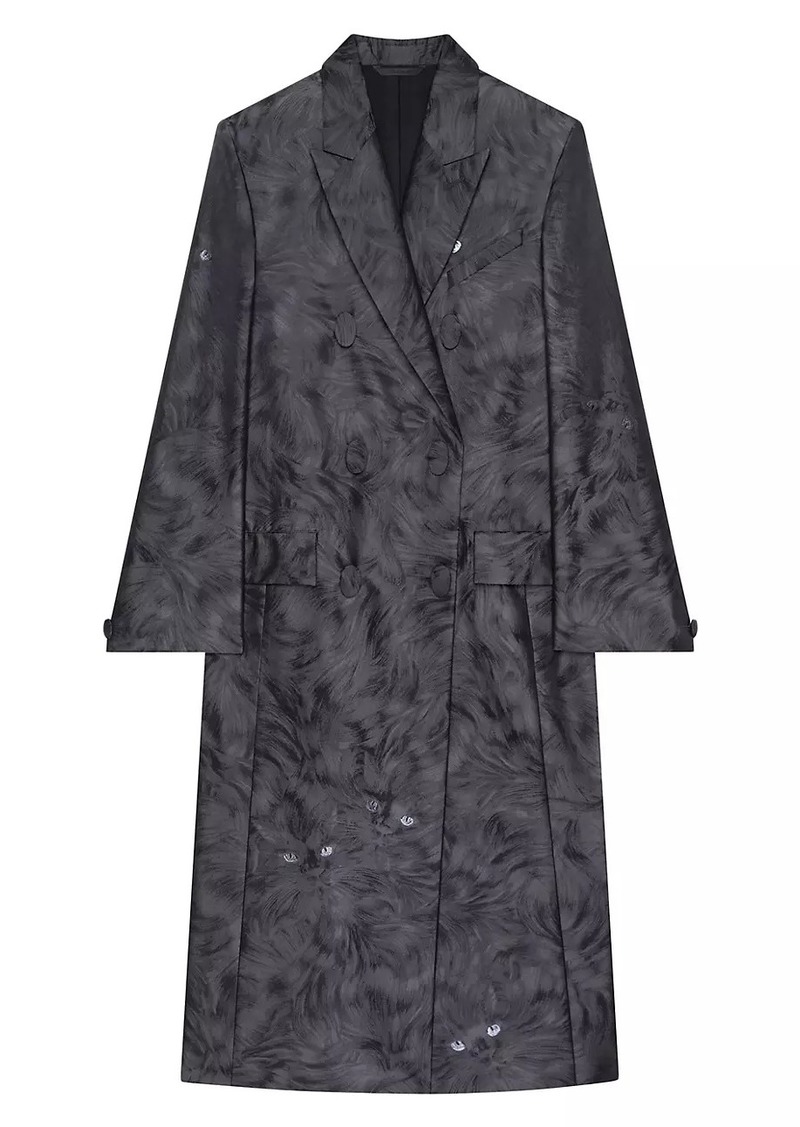 Givenchy Cat Jacquard Coat