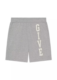 Givenchy College Bermuda Shorts in Fleece