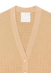 Givenchy Cropped Cardigan In 4G Mini Jacquard