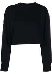 Givenchy cropped logo-print sweatshirt