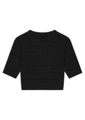 Givenchy Cropped Sweater in 4G Jacquard