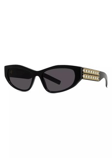 Givenchy D107 56MM Cat-Eye Sunglasses