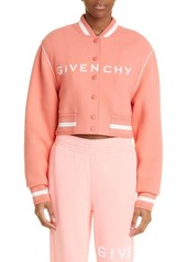 Disney x Givenchy Crop Virgin Wool Bomber Jacket